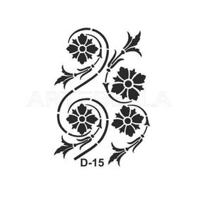 Artebella D-15 20X30 cm Stencil