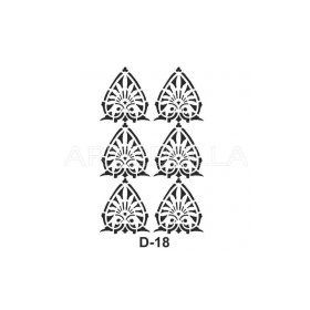 Artebella D-18 20X30 cm Stencil
