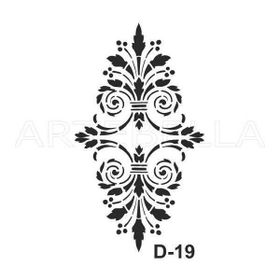 Artebella D-19 20X30 cm Stencil