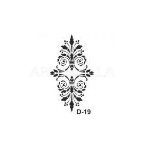 Artebella D-19 20X30 cm Stencil