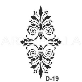 Artebella D-19 20X30 cm Stencil