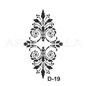 Artebella D-19 20X30 cm Stencil