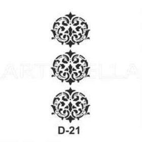 Artebella D-21 20X30 cm Stencil