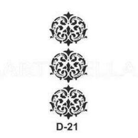 Artebella D-21 20X30 cm Stencil