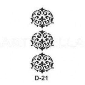 Artebella D-21 20X30 cm Stencil