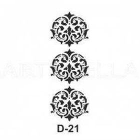 Artebella D-21 20X30 cm Stencil