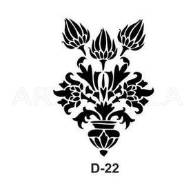 Artebella D-22 20X30 cm Stencil