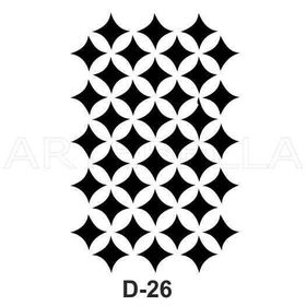 Artebella D-26 20X30 cm Stencil