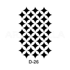 Artebella D-26 20X30 cm Stencil