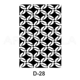 Artebella D-28 20X30 cm Stencil