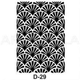Artebella D-29 20X30 cm Stencil