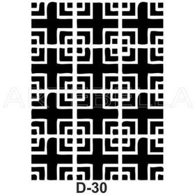 Artebella D-30 20X30 cm Stencil