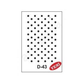 Artebella D-43 20X30 CM Stencil