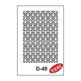 Artebella D-49 20X30 cm Stencil