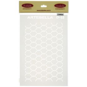Artebella D-52 20X30 cm Stencil