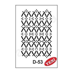 Artebella D-53 20X30 cm Stencil