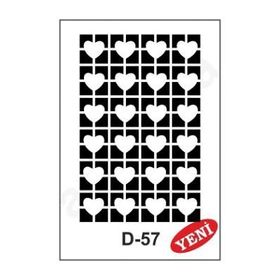 Artebella D-57 20X30 cm Stencil