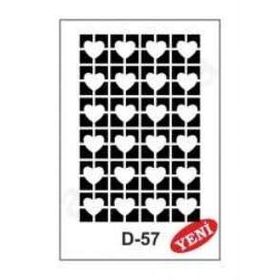 Artebella D-57 20X30 cm Stencil