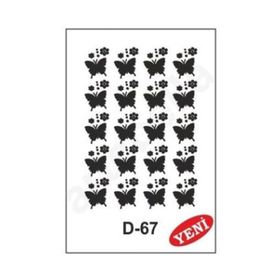 Artebella D-67 20X30 cm Stencil
