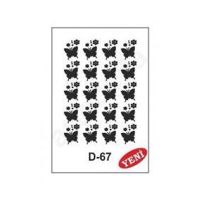 Artebella D-67 20X30 cm Stencil