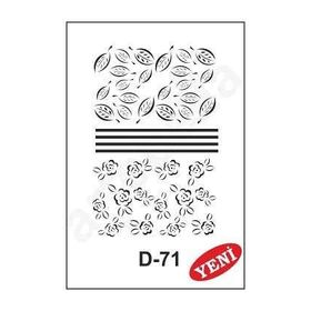 Artebella D-71 20X30 cm Stencil