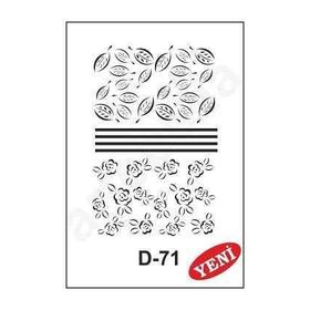 Artebella D-71 20X30 cm Stencil
