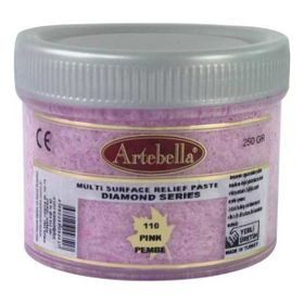 Artebella Diamond Serisi Pembe Rölyef Pasta