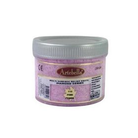 Artebella Diamond Serisi Pembe Rölyef Pasta