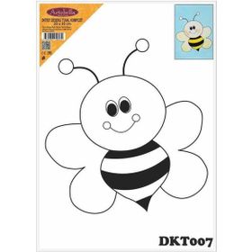 Artebella DKT007 25x35 cm Desenli Tuval Kompozit Boyama