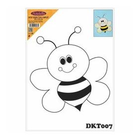 Artebella DKT007 25x35 cm Desenli Tuval Kompozit Boyama
