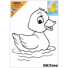 Artebella DKT009 25x35 cm Desenli Tuval Kompozit Boyama