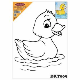 Artebella DKT009 25x35 cm Desenli Tuval Kompozit Boyama