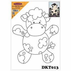 Artebella DKT013 25x35 cm Desenli Tuval Kompozit Boyama