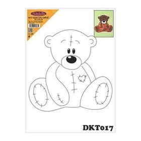 Artebella DKT017 25x35 cm Desenli Tuval Kompozit Boyama