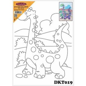 Artebella DKT019 25x35 cm Desenli Tuval Kompozit Boyama