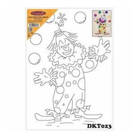 Artebella DKT023 25x35 cm Desenli Tuval Kompozit Boyama