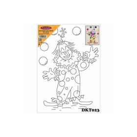 Artebella DKT023 25x35 cm Desenli Tuval Kompozit Boyama