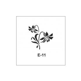Artebella E-11 10X10 cm Stencil