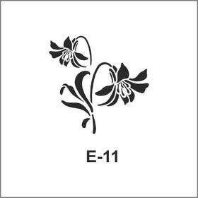 Artebella E-11 10X10 cm Stencil