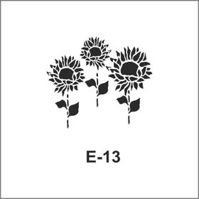 Artebella E-13 10X10 cm Stencil
