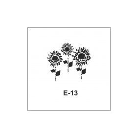 Artebella E-13 10X10 cm Stencil