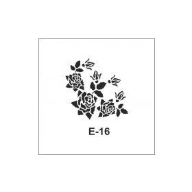 Artebella E-16 10X10 cm Stencil