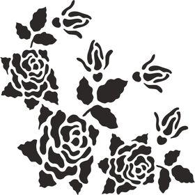 Artebella E-16 10X10 cm Stencil