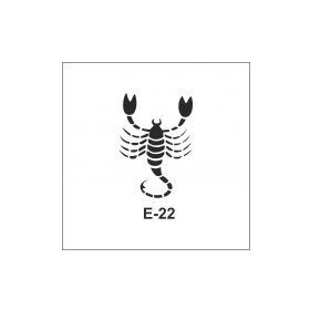 Artebella E-22 10X10 cm Stencil