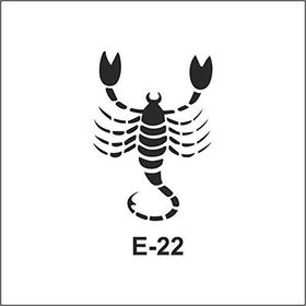 Artebella E-22 10X10 cm Stencil