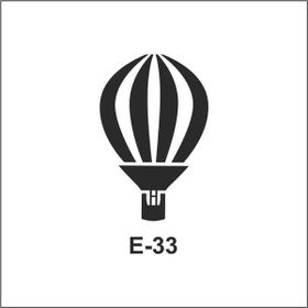 Artebella E-33 10X10 cm Stencil