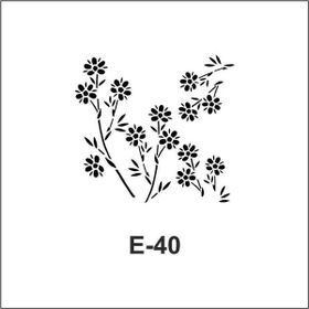 Artebella E-40 10X10 cm Stencil