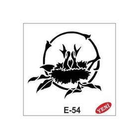 Artebella E-54 10X10 cm Stencil