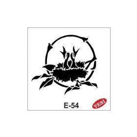 Artebella E-54 10X10 cm Stencil