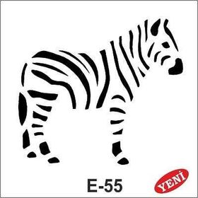 Artebella E-55 10X10 cm Stencil